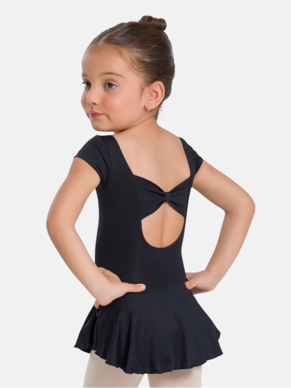 SoDanca Girls Cap Sleeve Dress Leotard